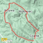 Mapa VI Piknik Rowerowy, Radocyna 2011 - dzień 4